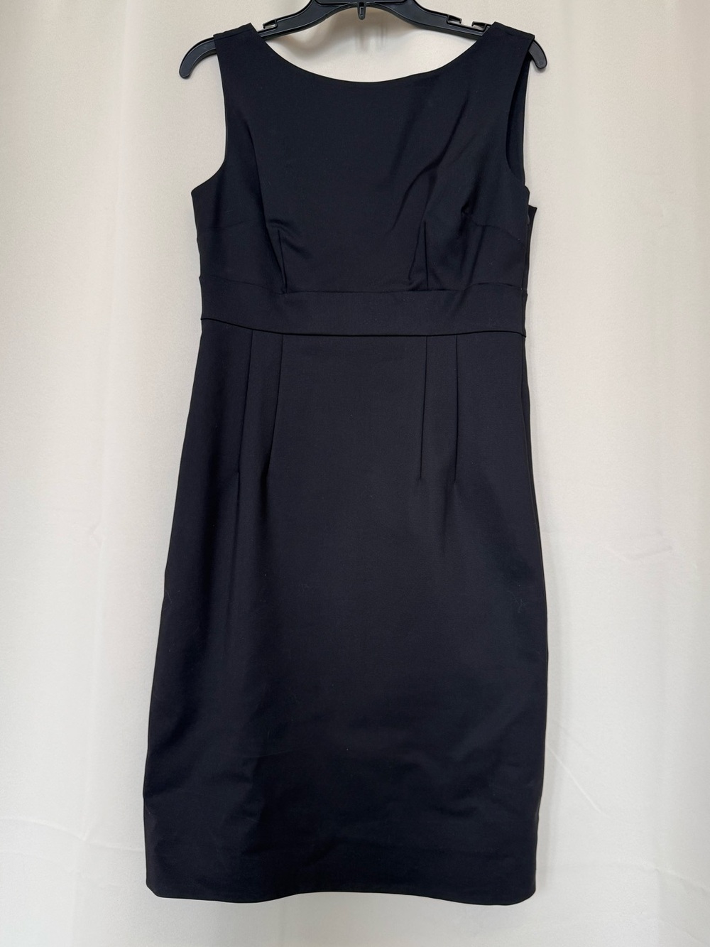 Kate Spade Black Sleeveless Open Back Sheath Dress